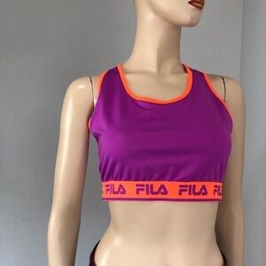 FILA Two color  sport bra size:L